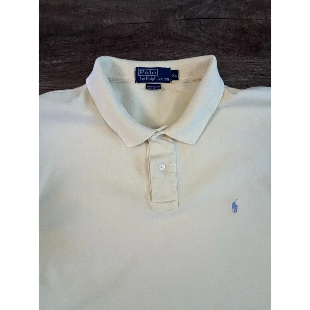 Vintage Polo Ralph Lauren Mens Polo Shirt X-large Hong Kong F17